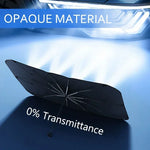 Car Sunshade Windshield Umbrella Front Sun Shade Parasol Foldable Summer Protection Car detail view