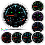 Custom 2 Gauges Set With Sensors Kit | 85mm 3-in-1 GPS Speedometer, Fuel, Tachometer, alternate view
