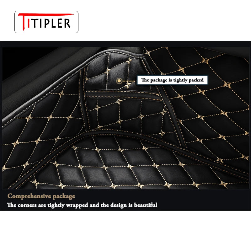 TITIPLER Custom Car Floor Mats For VW TCross T-Cross Auto Carpets Foot Coche Accessorie