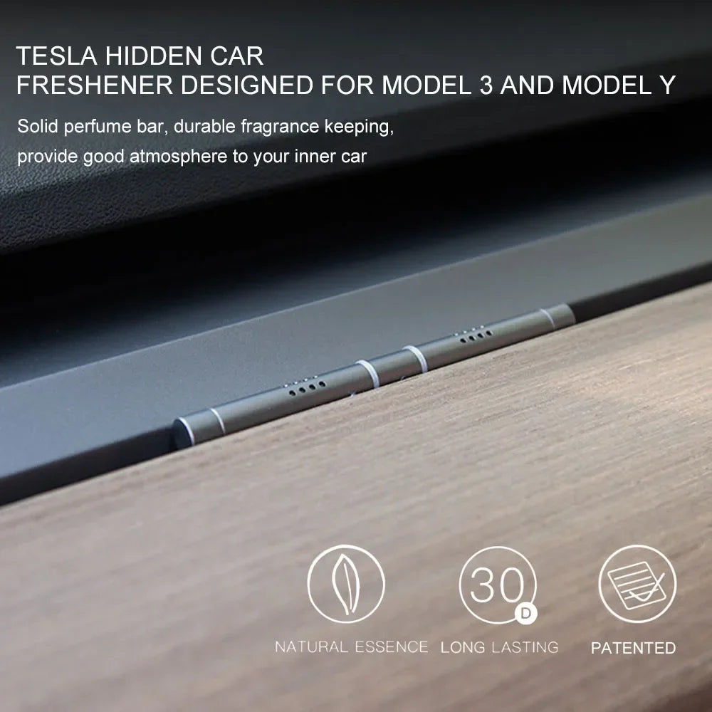 Car Air Freshener for Tesla Model 3 Y | Dashboard Perfume Ornament & Air Outlet Diffuser