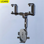Lcars Car Phone Holder, Car Rearview Mirror Mount, Phone Navigation Suspension Support Bracket, Secure Grip to Prevent Shaking
