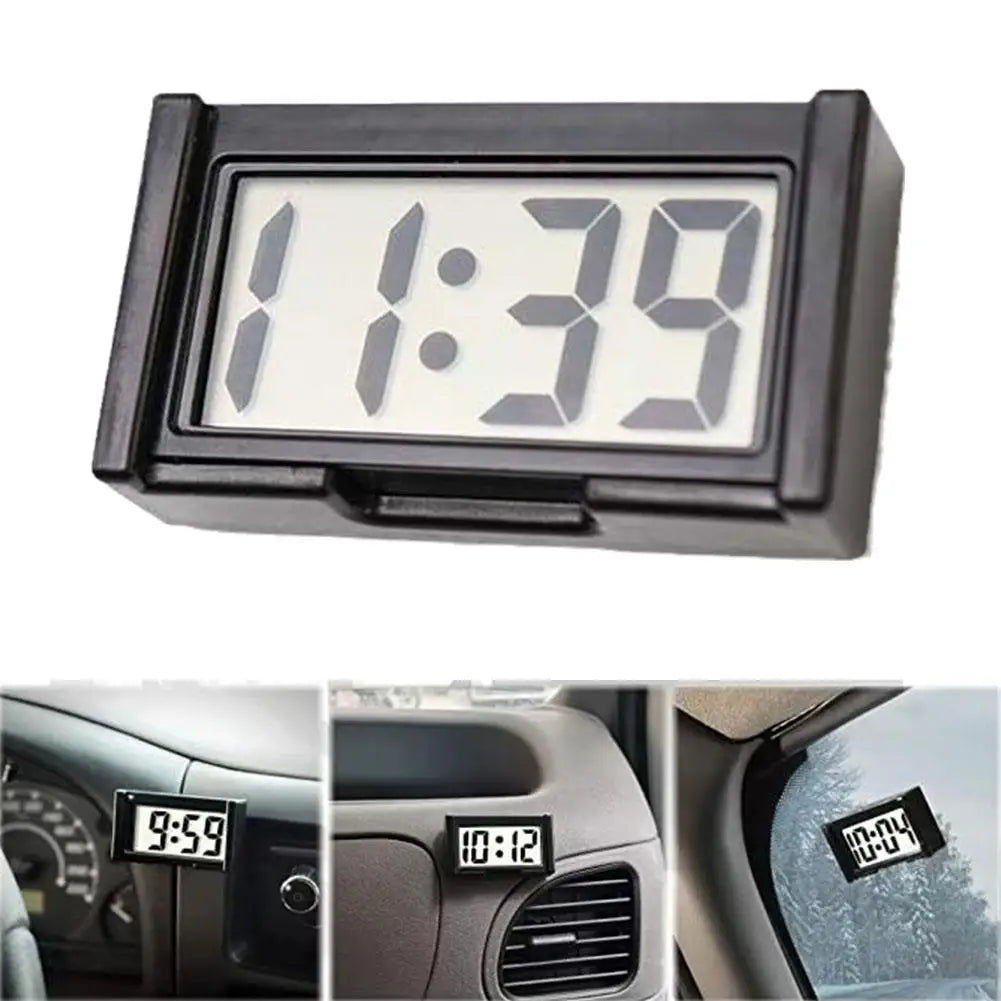 Car Dashboard Digital Clock Square Self Adhesive
