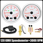 85mm Car 3 In 1 Multi-functional GPS Speedometer Set | RPM Tachometer with Oil Pressu lifestyle view