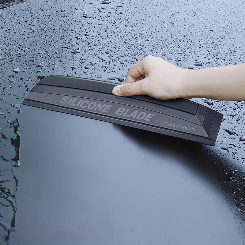Non-Scratch Soft Silicone Handy Squeegee Car Wrap Tools Water Window Wiper Drying B additional angle