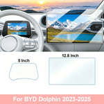 PPF GPS Navigation Protective Film For BYD Dolphin 2023-2025 Interior Transparent TPU Center Screen Console Protective Film