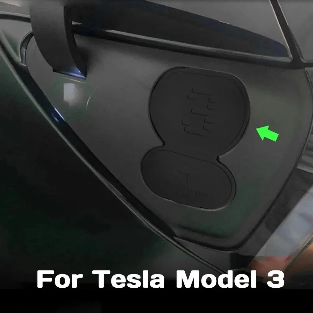 Car Charging Port Protection for Tesla Model 3/Y | Waterproof Dust Plug Cover lifestyle view