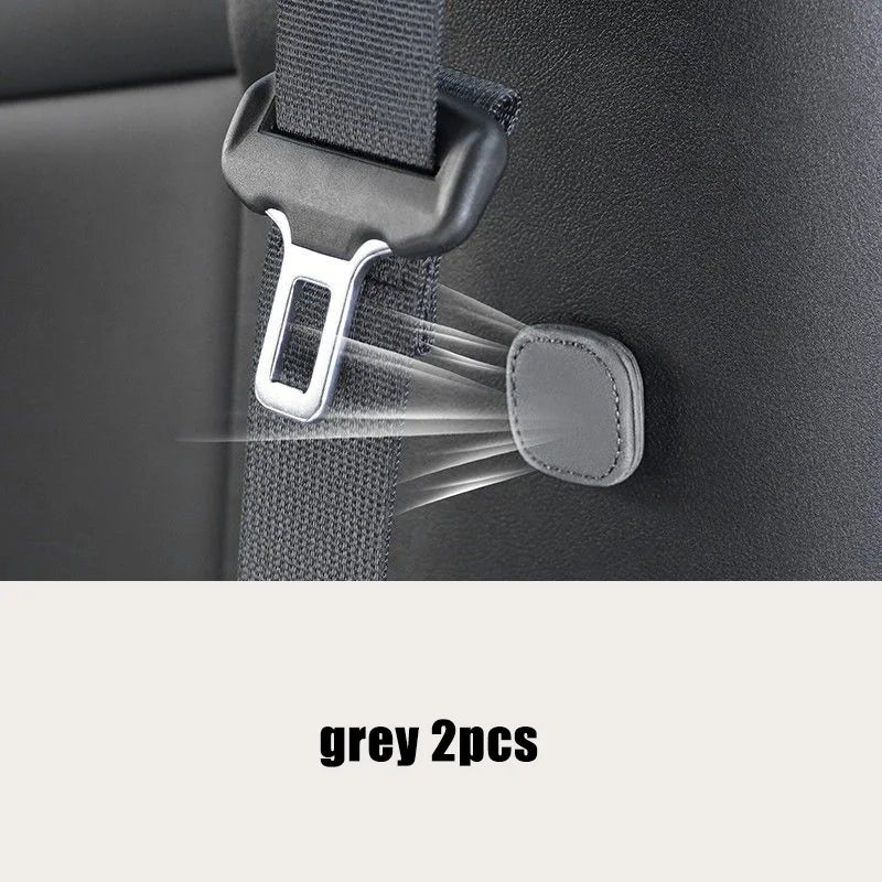 Magnetic Car Seat Belt Holder Clip Leather Seatbelt Stopper detail view