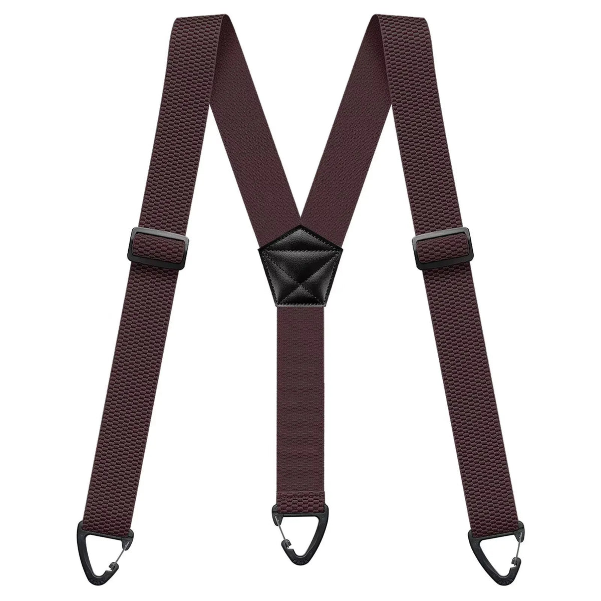 New Corn Grain Texture Suspenders Elastic Outdoor Suspenders with Buckle for Men Hi additional angle