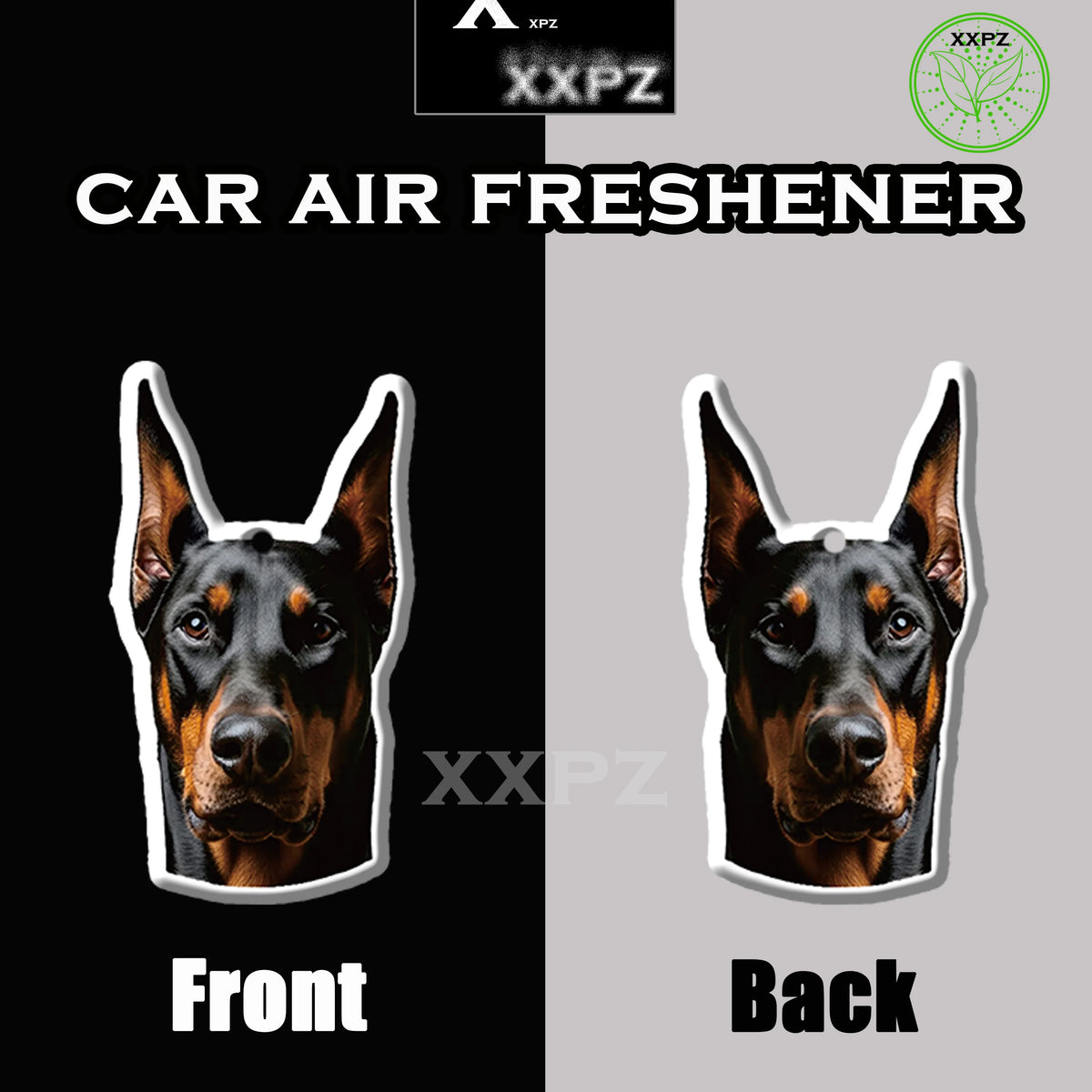 1/3pcs Doberman Car Air Freshener Auto Parts Car Hanging Funny Dog Shape Aromatherapy lifestyle view