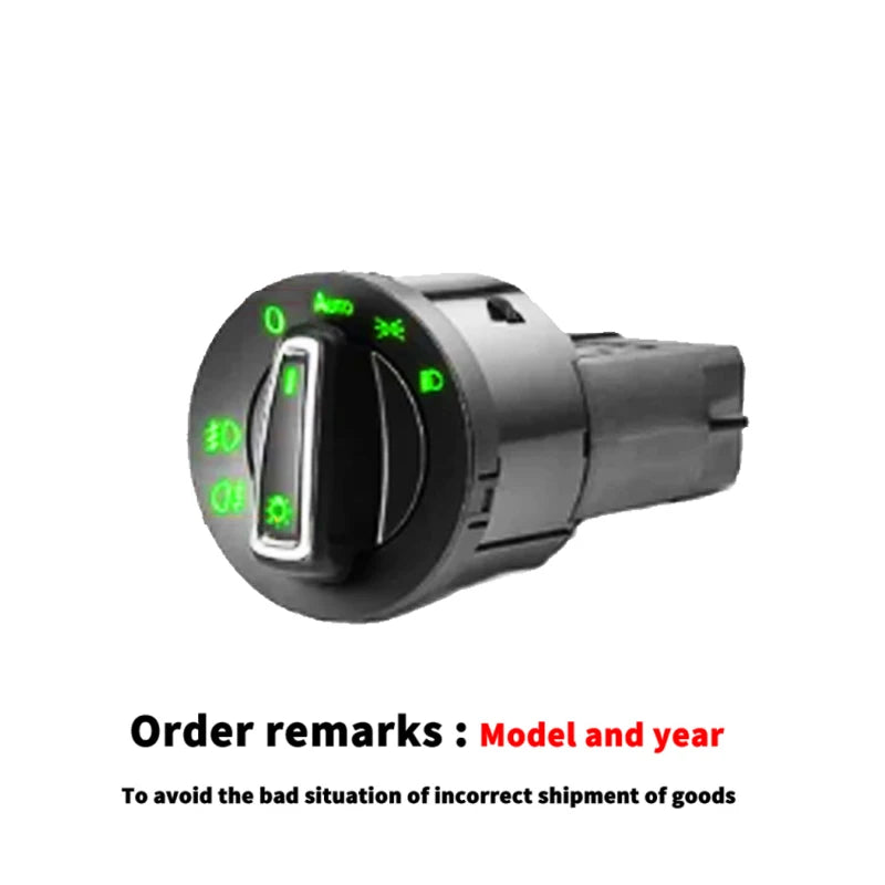 Headlight Automatic Switch For Skoda Fabia 5J MG NJ Combi Tour 2009~2014 2011 2013 Ca alternate view