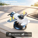 Lenovo Solar Powered Rotating Airplane Car Dashboard Ornament 360° Auto Spin Decor Ai lifestyle view