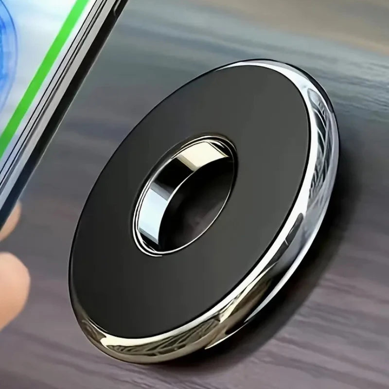 Magnetic Car Phone Holder Metal Round Magnet Mount For iPhone