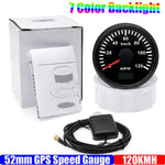 GPS Speedometer Gauge 52mm | 7 Color Backlight GPS Meter for Car Marine Boat 12V 24V alternate view