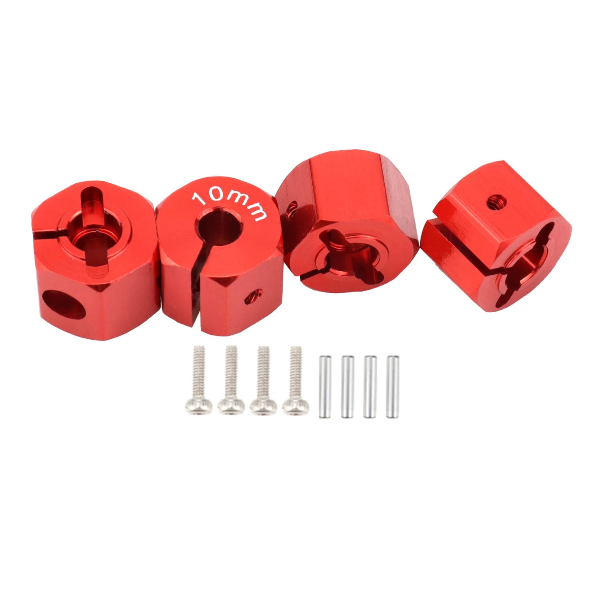Aluminum Hex 12mm Drive Hub Adapter for RC Cars close-up view