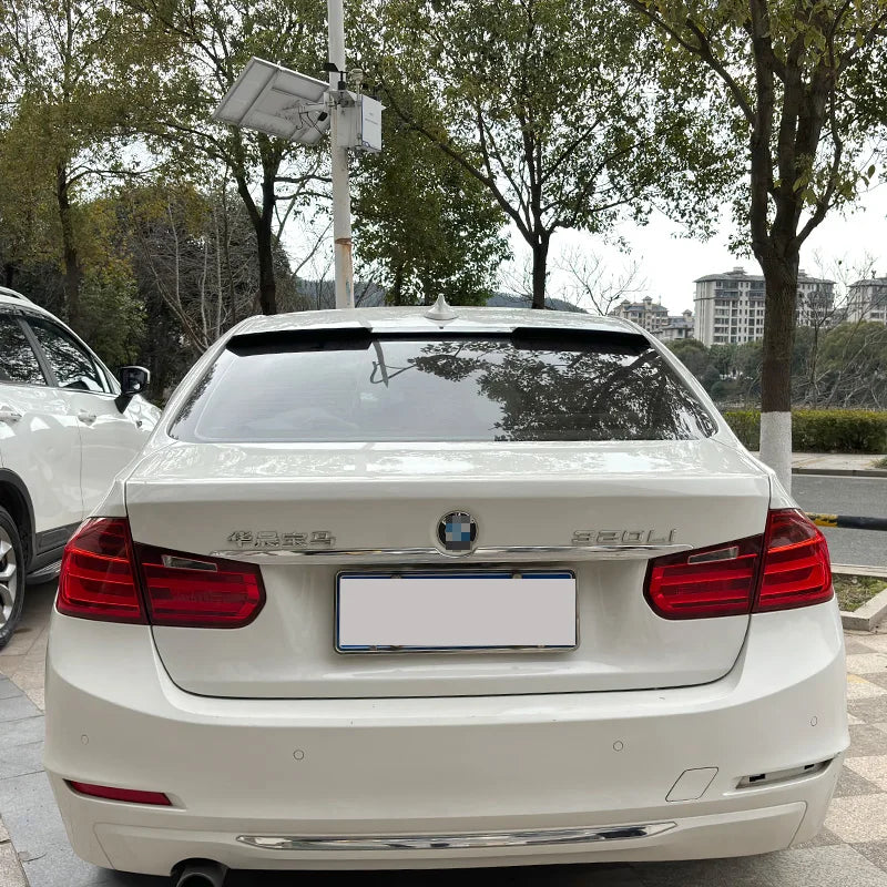 For 2013-2019 BMW 3 Series F30 F35 F80 320i 325i 330i Rear Window Roof Spoiler Wings Black Carbon Tuning Car Styling Accessories
