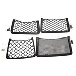 Black Multi Size Car Organizer Net Pocket Car Net Bag Phone Holder Rack Storage Mesh For Car Caravan