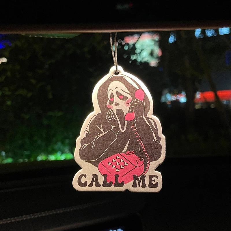 Call me on Halloween, car air freshener, perfume pendant, rearview mirror hanging decoration, intercontinental hotel fragrance