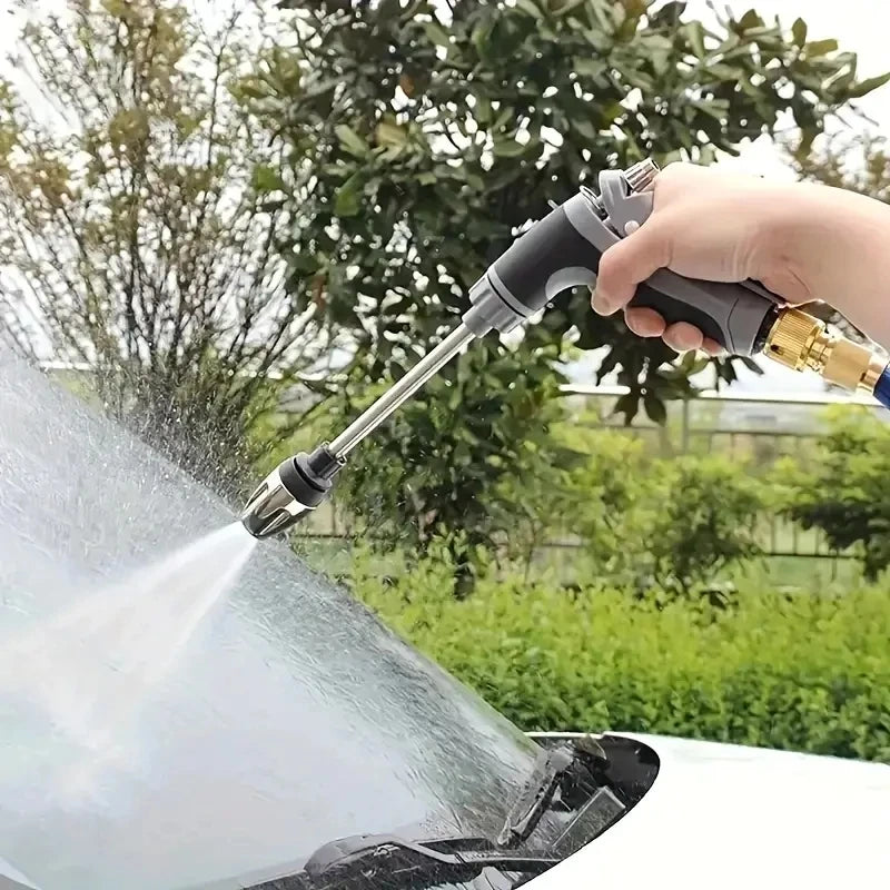 High Pressure Car Wash Water Gun | Heavy Duty Metal Extension Rod for Cars and Garden lifestyle view