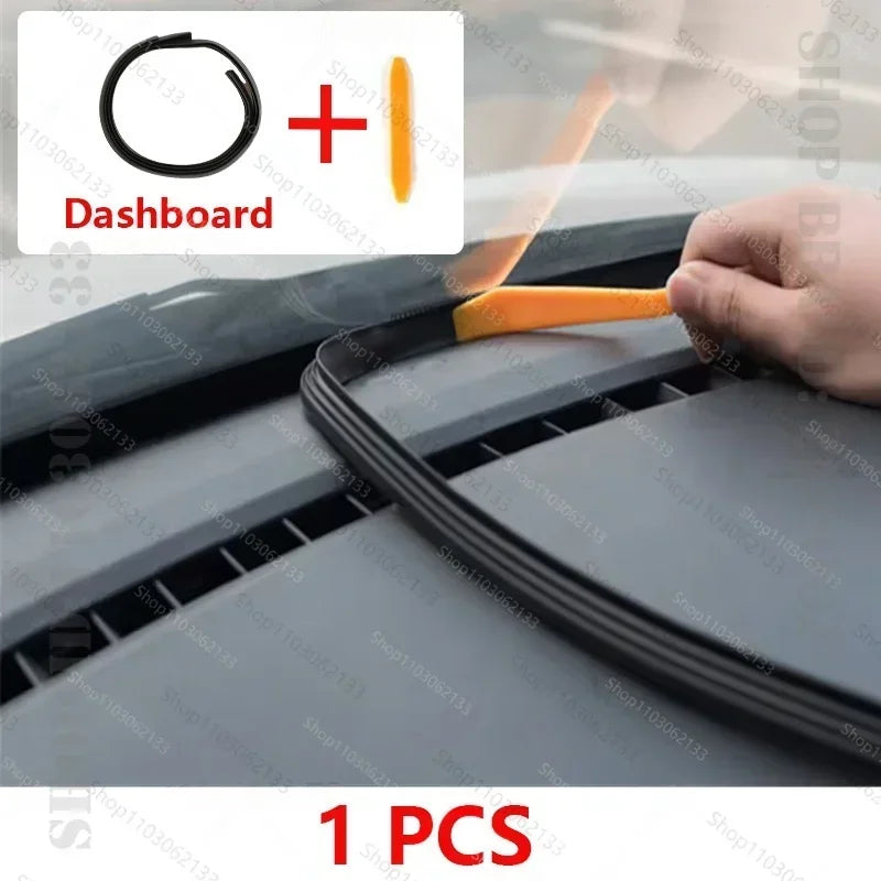 Double Layer Car Door Seal Strip | Soundproof Dustproof Sealing Protector for Tesla M lifestyle view