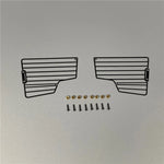 2pcs Metal Headlight Guard Lampshade for 1/14 Tamiya RC Truck Tipper BENZ Arocs 3363 3348 Car DIY Parts