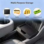 for Tesla Model Y Standard 2026 Accessories Center Console Storage Organizer Box Armrest Box Storage Tray Protection Mat