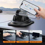1-3Pcs 360 Degree Rotation Dashboard Phone Holder for Car, Anti-Slip Grips One-Hand Op close-up view