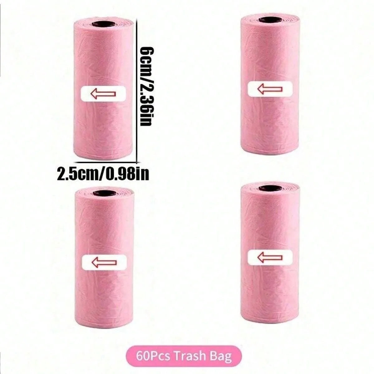 Car Trash Can, Mini Leakproof Trash Can for Car Desk, Thickened Garbage Bags Included alternate view