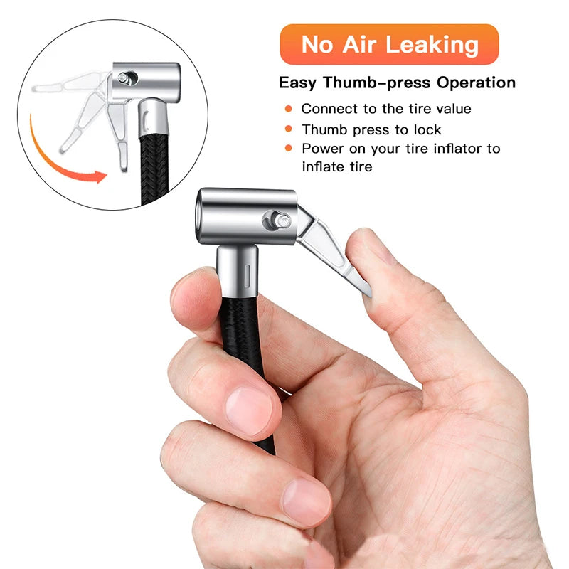 10/20/30/60cm Car Tire Air Inflat Extension Hose Motorcycle Tyre Inflation Tube Adapter detail view
