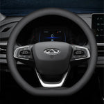Ultra-Thin Steering Wheel Cover 37-38cm Breathable lifestyle view