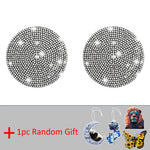 2pcs Imitation Diamond Bling Car Cup Holder Coasters