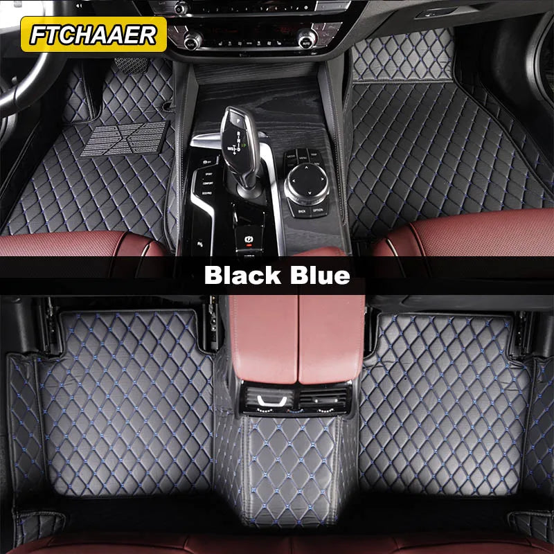 Custom Car Floor Mats For VW Golf GTI Convertible Auto Carpets Foot Coche Accessorie