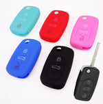 Silicone Key Fob Cover for Audi 3 Button Flip Key