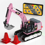 1:64 Metal Remote Control Engineering Car Set additional angle