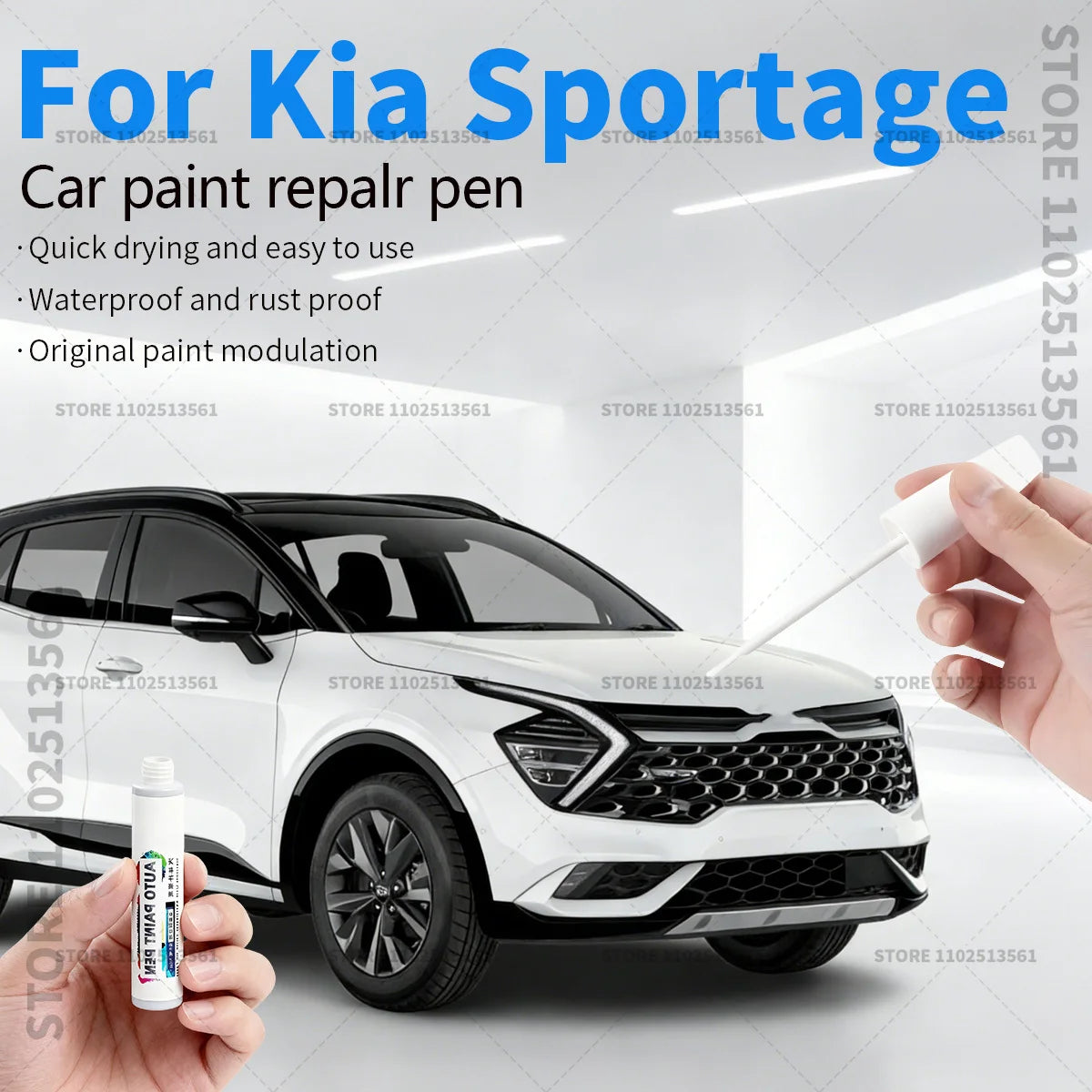 Paint Repair Pen Touch Up Scratch Remover DIY Auto Accessories For Kia Sportage 2010-2025 SL QL NQ5
