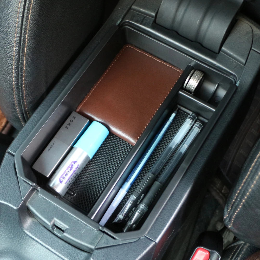 Car Armrest Storage Box for Toyota RAV4 RAV 4 2013 2014 2015 Center Console Tray Case Organizer Interior Accessories