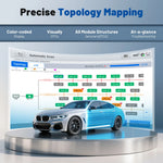 VDIAGTOOL VD80BT Bluetooth Car Diagnostic Tool WIFI Wireless Bidirectional Scanner wit close-up view
