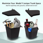 Tesmayx Model Y Juniper Trunk Organizer | TPE Cargo Storage Bins for 2025 2026 Tesl additional angle