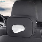 Car Tissue Box Holder Sun Visor Tissue Case With Fix Strap