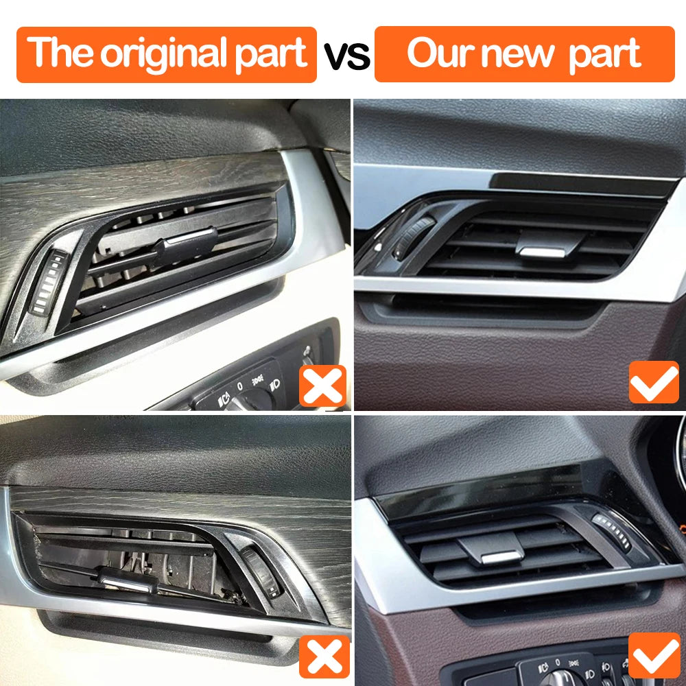 Front Middle Left Right Dashboard Air Conditioning AC Vent Outlet Grill Slider Clip For BMW X1 X2 2 Series F48 F49 F39 F45 F46