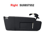 1PCS 5U0857551 or 5U0857552 For VW Golf 4 Jetta Bora MK4 Black Car Front Sun Visor With Mirror Black Cover