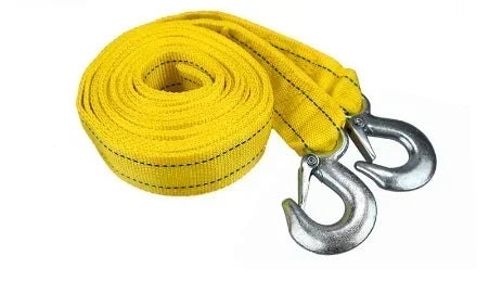 1 Pcs 3M/4M Car Tow Cable Heavy Duty 3Ton/5Ton Trailer Rope Towing Pull Rope Strap Hooks detail view
