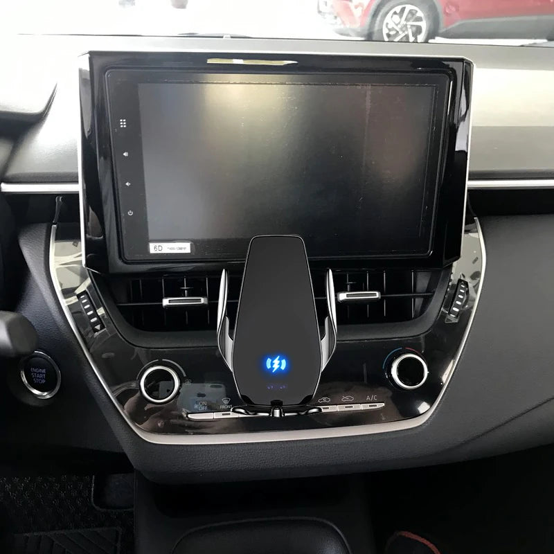 Car Mobile Phone Holder For Toyota Corolla MK12 2019-2021 Mounts Wireless Charging Dedicated Fixed Base Accessories