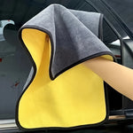 3/5/10Pcs Car Wash Microfiber Towel | High Absorbency Car Cleaning Drying Cloth alternate view