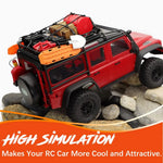 RC Crawler Roof Luggage Net Box for 1/18 TRX4M 1/24 Axial SCX24 detail view
