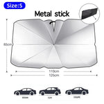 Foldable Car Sunshade Umbrella | Windshield Sun Protector for Heat & UV Block alternate view