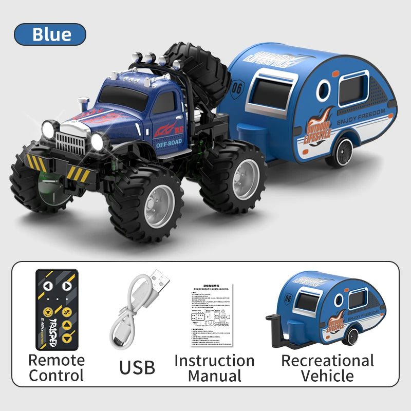 New 1:64 Rc Car Mini 2.4Ghz City Road Handle High Speed Alloy All Terrain Remote Cont lifestyle view
