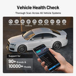 TOPDON Carpal Bluetooth OBD2 Scanner: All System Diag, 6 Resets, Smog Check & Repair Guide for iOS/Android.
