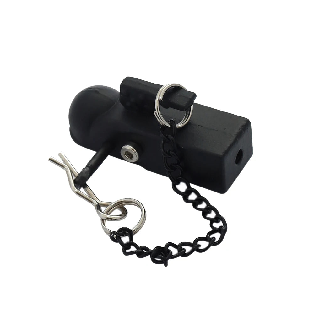 Metal Recovery Drag Chain Trailer Hitch Shackle for 1/10 RC Crawler TRX4 SCX10 Wrai additional angle