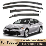 Toyota Camry Rain Visors 2018-2021 | Acrylic Window Deflectors