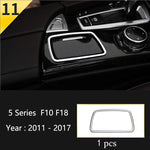 Car Interior Front Reading Lampshade, Lamp Decoration Frame For BMW 5 Series F10 F11 F18 detail view